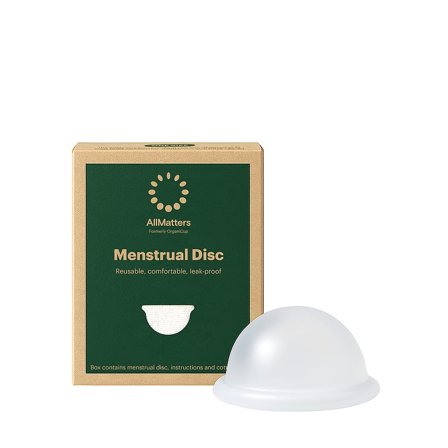 AllMatters Menstruationsdisk One Size, Medicin & Pleje, Bind & Indlæg, Menstruationskopper