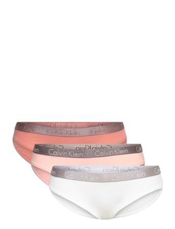 Bikini 3Pk Trusser, Tanga Briefs Hvid Calvin Klein