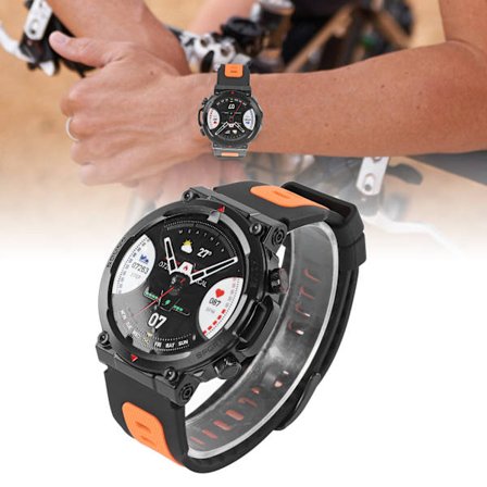 Vandtæt smartur med opkaldsfunktion, musikafspiller og sundhedsovervågning - Digitalt smart sportsur til b