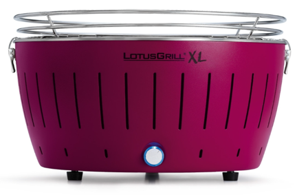 LotusGrill XL Røykfri kullgrill Lilla Ø40,5cm G435