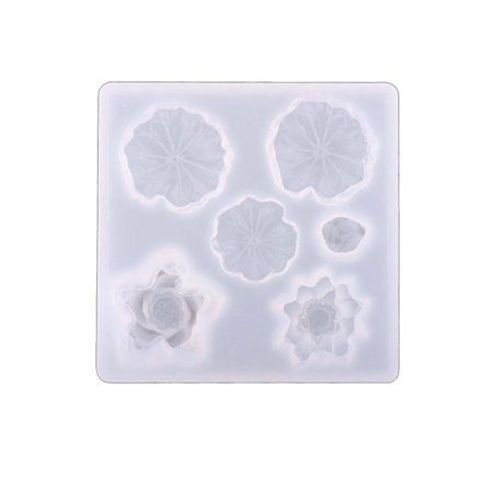 Smykker Epoxy Silikone Støbeforme Blomster Blade Resin Øreringe Forme-fg