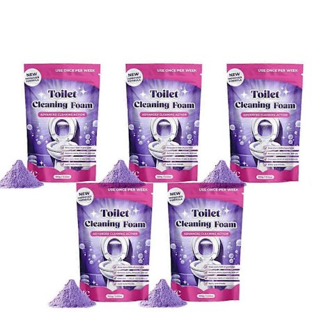 1-5x Fizzclean WC-vaahtopuhdistusaine, Insta-Action Fizzclean -vaahtopuhdistusaine