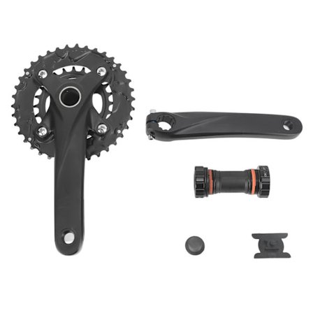 170mm Maastopyörän Kampisarja Polkupyörän Kampisarja Ontto Integroitu Kampi 104BCD Keskiakseli Muokattu Kaksoislevy Kampi 38T Musta