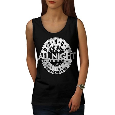 Dans Hela natten Musik Kvinnor Blacktank Top