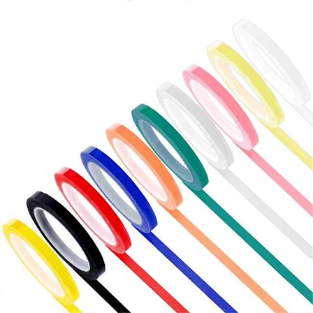 10 Ruller Autoklavetape - Steriliseringstape, 6 mm Bredde 550 cm Længde Instrumentidentifikation