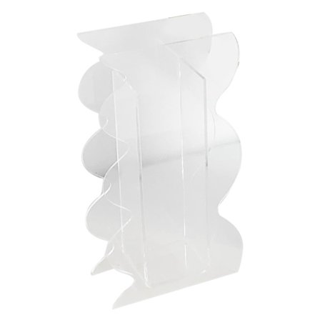 Moderne Akryl Bølgeformet Blomstervase Unikt Design til Soveværelse Stue Bord Transparent