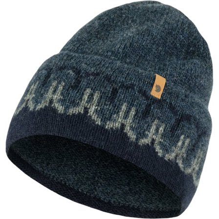 Fjällräven Övik Path Knit Beanie OneSize - unisex - Dark Navy-Navy - Casquettes, Chapeaus & beanies