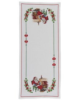 Stickpackung Tischläufer Weihnachtsmann