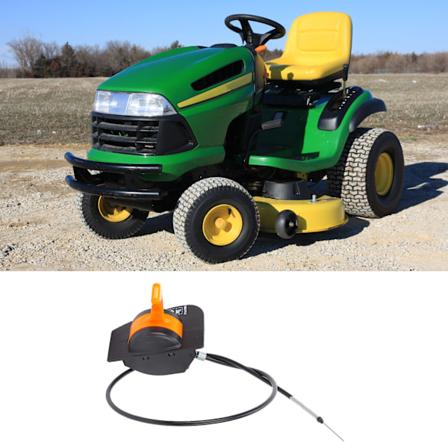 Enkel Spak Gasreglage Choke Kabel GY21107 Ersättning för John Deere LA 135 145 175