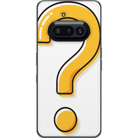 Kompatibelt Mobildeksel til Nothing Phone (3a) Spørsmålstegn