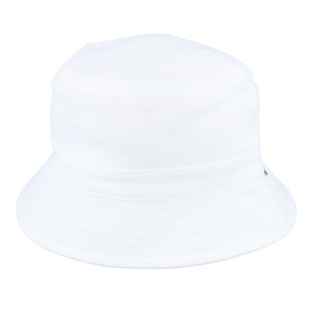 Lacoste - Small Logo White Bucket Bucket White Hat - @ Hatstore