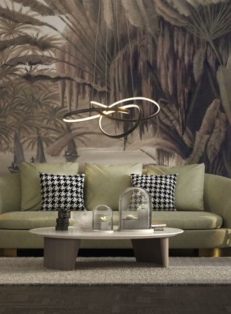 Nebulosa taklampe Ø65 - sort