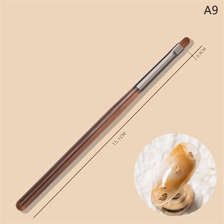 Nail Art Brush Tegneverktøy Blonde-Brush Manikyr Gel Polish UV