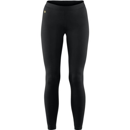 Fjällräven Women's Bergtagen Thinwool Long Johns in Black, Wolle | Size: XL