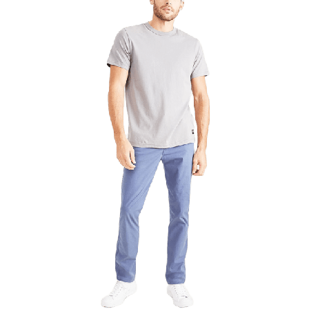 Dockers CREW TEE FOIL + T-shirts Herr Grå S -