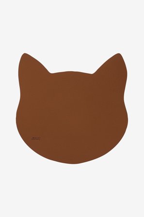 MiLLE W NORDISK DESIGN - Lasinen lasinalusta kissa L - Ruskea - Eläinten huonekalut - - Homeroom