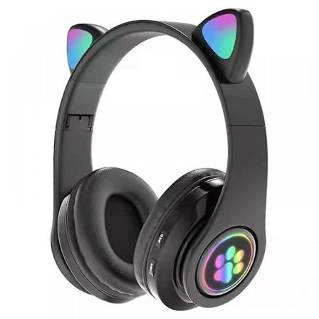 Luminous Cat Ears Cute Cat Paw Cool Head-mounted Cat Ears Bluetooth Headset