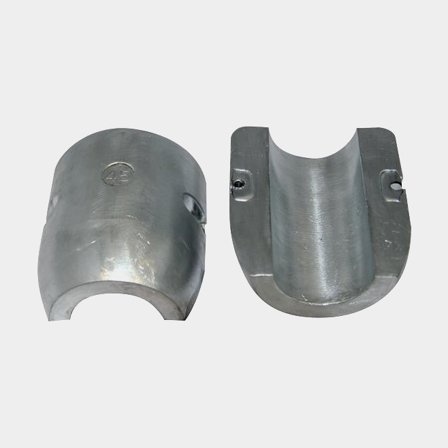 Zinkanode Tecnoseal, til aksel, Ø38 mm/Ø70 mm, lang