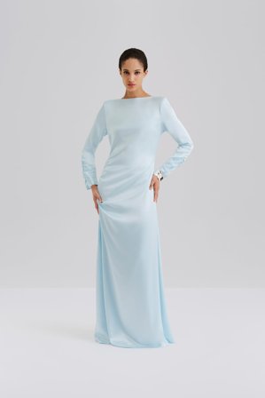 Malina - Luisa maxi dress - 44 - Icy Blue
