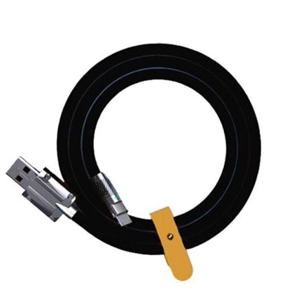 120W 6A Super USB C Laddningskabel USB Typ-C Laddningskabel Laddning + Dataöverföring 2-i-1 Svart Bärbar Dator Kabel (1M)