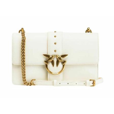 Pinko, Cross Body Bags Wit, Dames, Maat:ONE Size