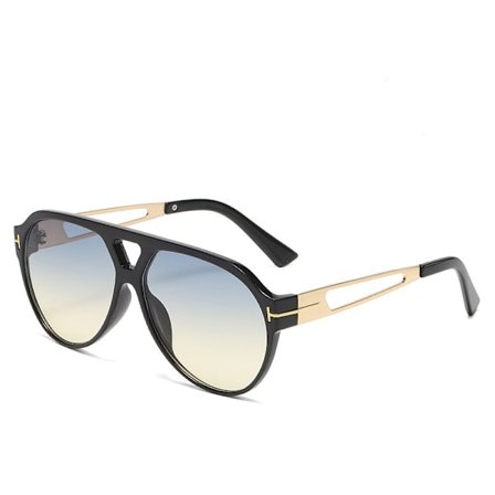 Aviator Suuret Muotimaiset Aurinkolasit Miehille ja Naisille, Goggle Alloy Kehykset