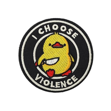 7,87 cm sjove morale-patches - broderede patches med velcro-bagside - påstrygelige patches til rygsække, jakker, hatte, hunde-seler og veste