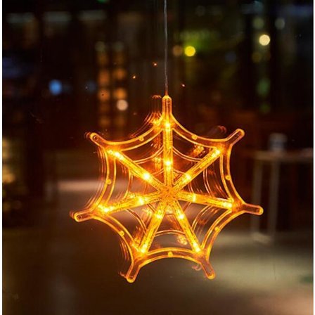 Fönster-Sugkopp LED-Ljus Halloween Dekoration