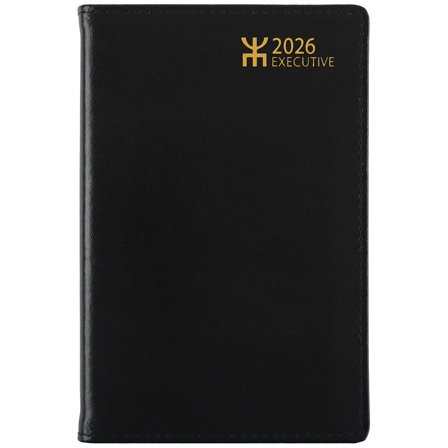 Almanacksförlaget Kalender Executive Svart Skinn