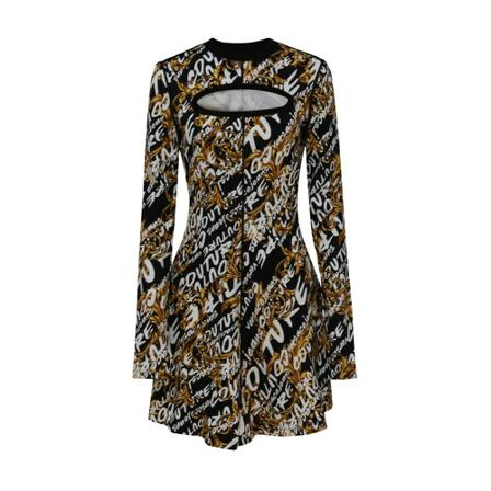 Versace Jeans Couture, Dress Zwart, Dames, Maat:S