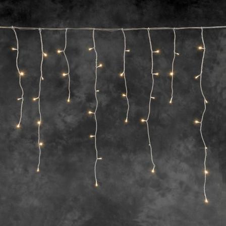 Konstsmide 4811-803 Valosarja 31 V, 100 LEDiä, amber Läpinäkyvä kaapeli, Valaistus