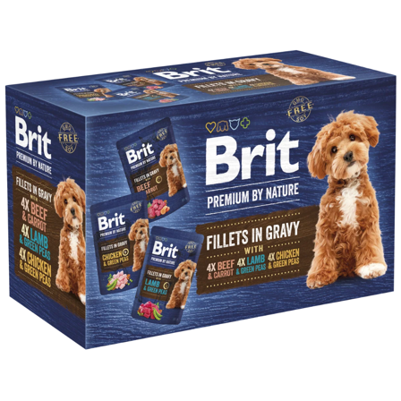 Brit Premium by Nature Filéer I Sås Multipack 12 x 85 g