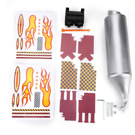 Cykel Turbo Udstødningsrør Cykel Eger Lyd Maker Kort Sæt