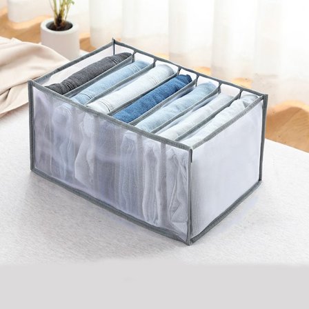 Garderobe Tøjarrangør 2STK, Vaskbar 7 Gitter Foldbar Synlig