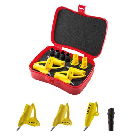 Leki Fin Vario Set ski accessories Yellow OneSize