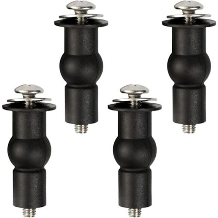 Universal Toalettsete Festehengsler Gummi Dyvel Toalettlokk Toalettsete Faste Skruer Toalettsete Hengsler Muttere Bolter Lokk Toalett Reparasjonsdeler