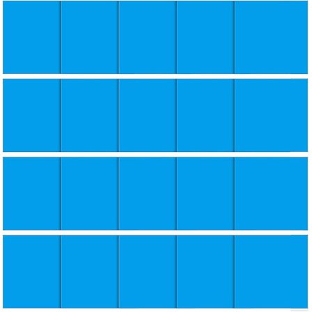 Pakke med 20 Selvklæbende Reparationslapper til Swimmingpool, PVC Pool Reparationskit til Vandmadras, Pools, Oppustelig Båd wJf RkdBY