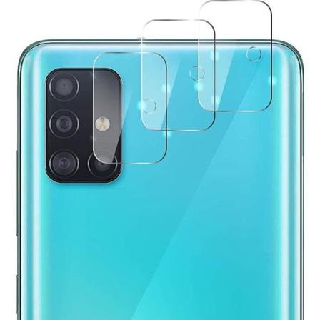 2 hærdede briller bagkamera til Samsung Galaxy A51 Transparent