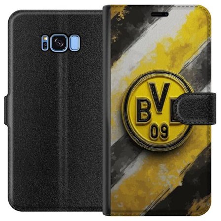 Kompatibel Tegnebogsetui til Samsung Samsung Galaxy S8 Farverigt abstrakt puslespillsmønster, der symboliserer fællesskab, mangfoldighed og kreativi