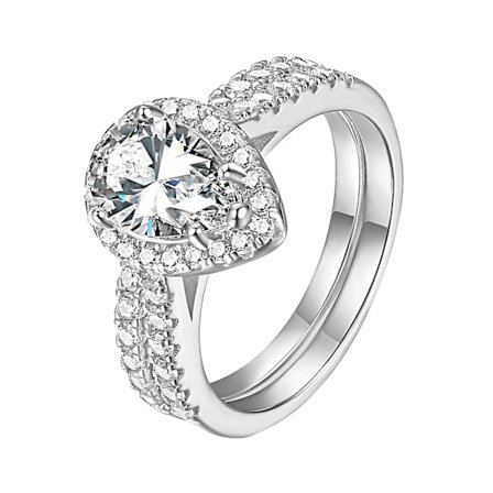 Den nya diamant hjärtat kan delas ring för att visa din unika temperament