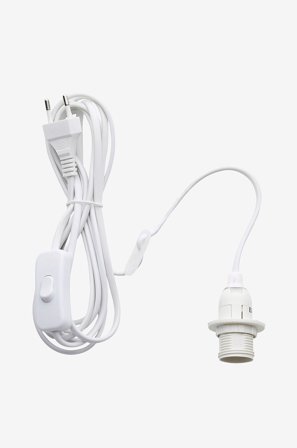 Markslöjd - Ledning til papstjerne, E14, 3,5 meter - Hvid - Tilbehør - Fra Homeroom