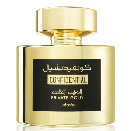 Lattafa Unisex CONFIDENTIAL PRIVATE GOLD 100ml - Eau de Parfum