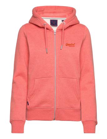 Vintage Logo Emb Ziphood Pink Superdry
