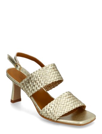 Sandals - Block Heels Gold ANGULUS