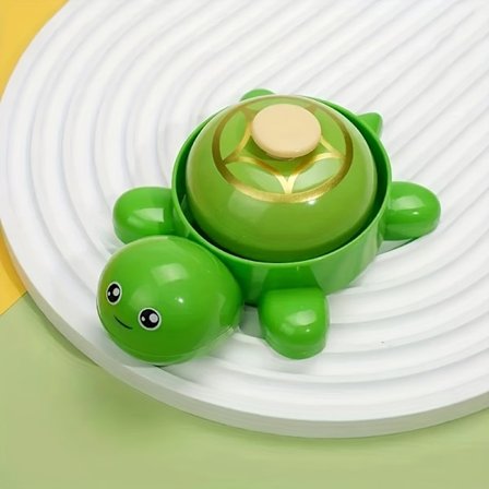 Interaktiv Sikker Ikke-Giftig Metal Skildpadde Klokke Hund med Klikker - Sensorisk Træningsklokke til Hvalpe & Hunde, Håndholdt Klokke til Lydighed, 