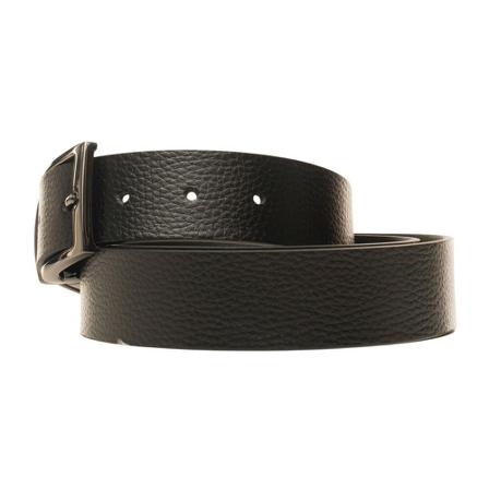 Emporio Armani, Reversible belt Czarny, Mężczyzna, Rozmiar: ONE Size