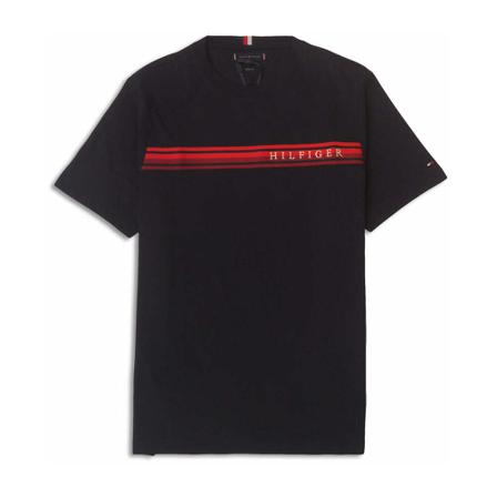 Tommy Hilfiger Tee Desert Sky Sort, Herre T-shirts