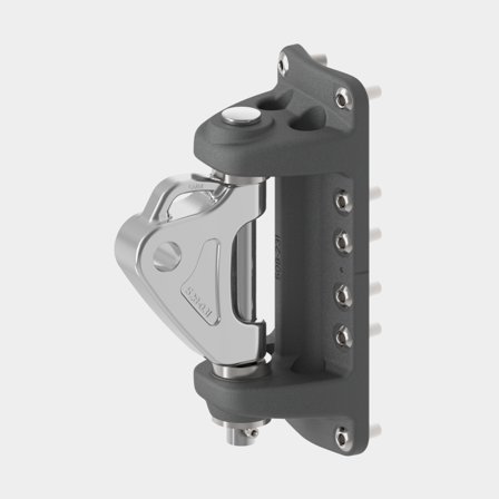 Seldén Kickfäste KI.BKT C137-180, C193, F170-194 RK20 för Segelbåt i Rostfritt Stål och Grå Aluminium