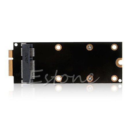 7+17 ben Msata Ssd til Sata adapterkort kompatibelt - til 2012 Macbook Pro A1398 A1425 Mc976