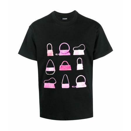Jacquemus T-Shirts Sort, unisex, Størrelse: XL
